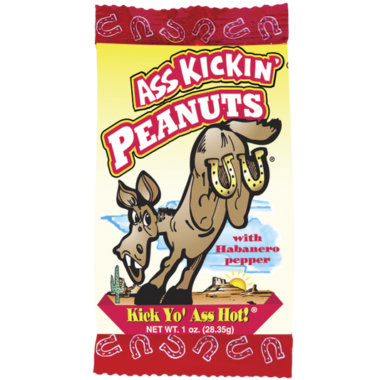 Ass Kickin’ Habanero Peanuts 1 oz Bag 24ct