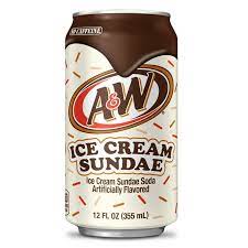 A&W Ice Cream Sundae 12oz 12ct (Shipping Extra, Click for Details)