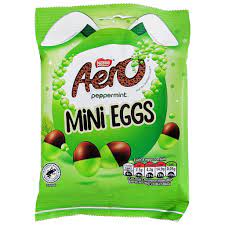 Aero Peppermint Mini Eggs Bag 70g 12ct (UK)
