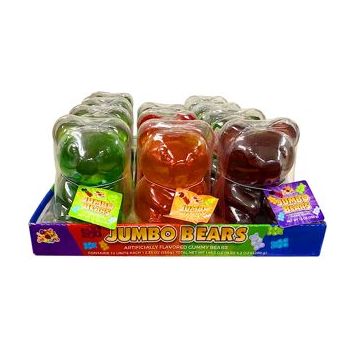 Alberts Giant Gummy Bear Assorted 12oz 12ct