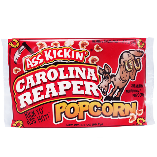 Ass Kickin' Carolina Reaper Microwave Popcorn 12ct