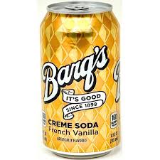 Barg Creme Soda French Vanilla 12oz 12ct (Shipping Extra, Click for Details)