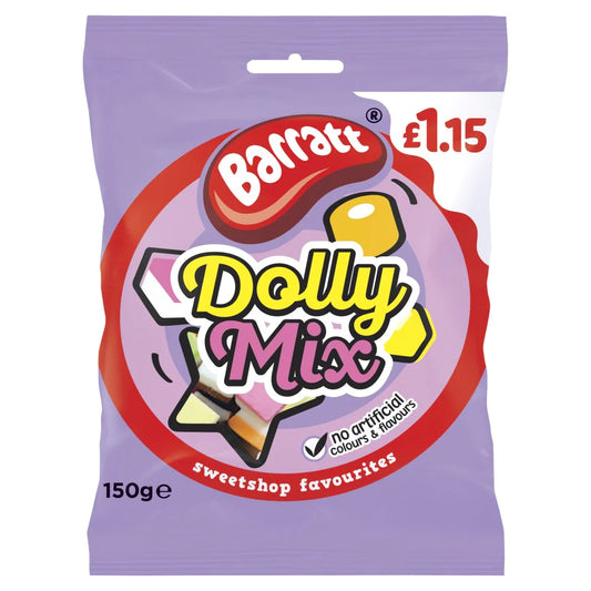 Barratt Dolly Mix Pouch 150g 12ct (UK)