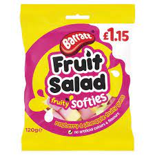 Barratt Fruit Salad Softies 120g 12ct (UK)