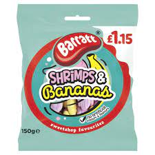 Barratt Shrimp & Bananas 150g 12ct (UK)