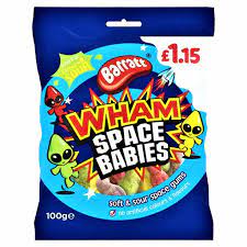 Barratt Wham Space Babies 100g 12ct (UK)