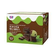 Baskin Robbins Wafers Chocolate Forest 100g 24ct (S. Korea)