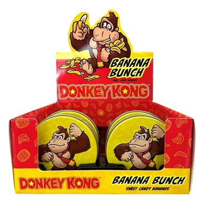 Boston America Donkey Kong Banana Bunch Candy 12ct