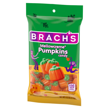 Brach's Mellowcreme Pumpkins Peg Bag 4.2 oz 18ct