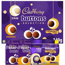 CADBURY BUTTONS SELECTION BOX 340G 7ct (UK)