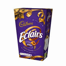 CADBURY CHOCOLATE ECLAIRS CARTON 350G 6ct (UK)