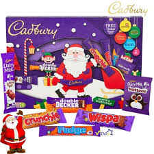 CADBURY  MEDIUM SANTA SELECTION BOX 125G 10ct (UK)