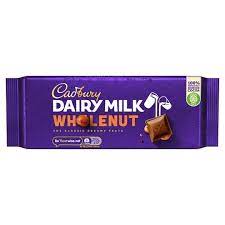 Cadbury Dairy Milk Wholenut 120g 16ct (UK)