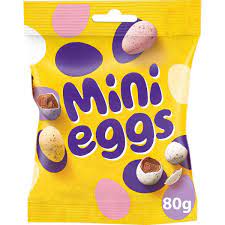 Cadbury Mini Eggs Bag 80g 24ct (UK)