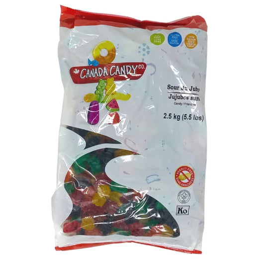 Canada Candy Co Sour Jujubes 2.5kg 1ct