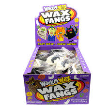 Charms Wack-O-Wax Multi-Color Wax Fangs 24ct