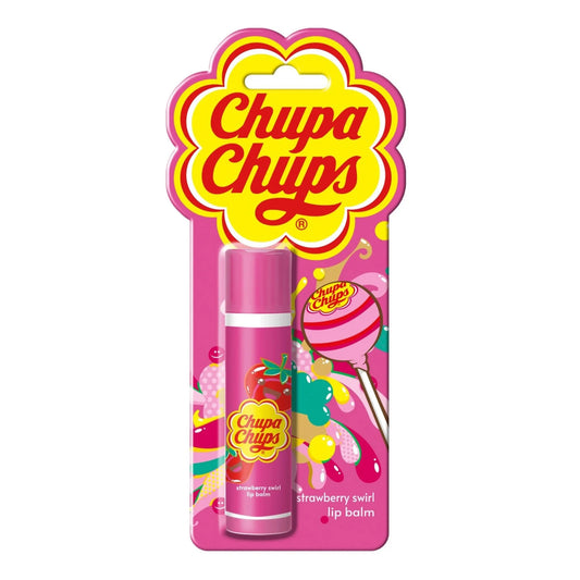 Chupa Chups Lip Balm Strawberry Swirl 24ct