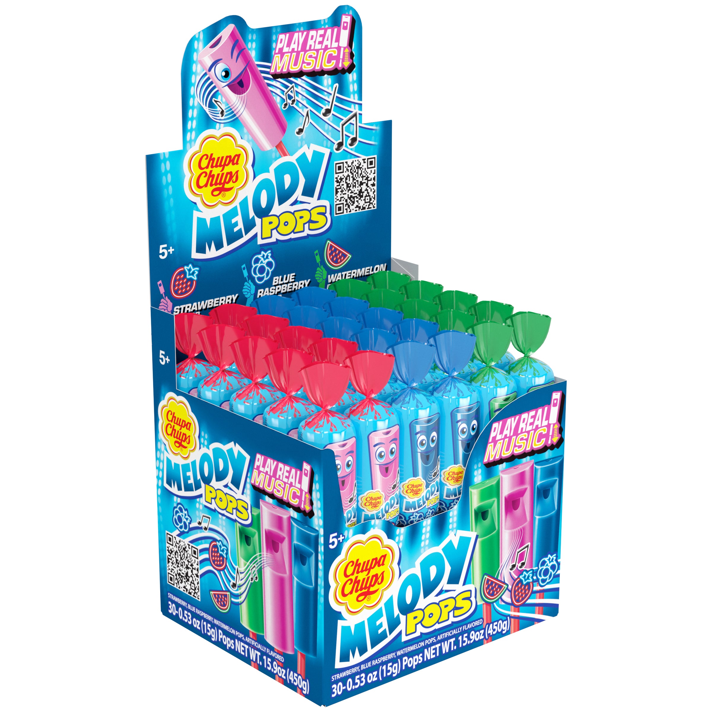 Chupa Chups Melody Pops 3 Flavors 30ct – candynow.ca