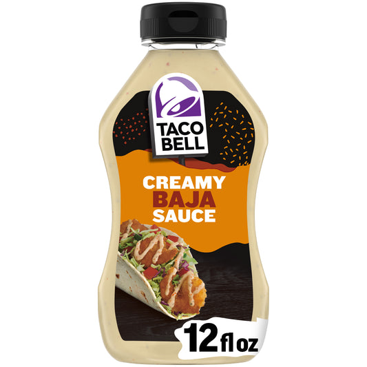 Taco Bell Creamy Baja Sauce 12oz 8ct