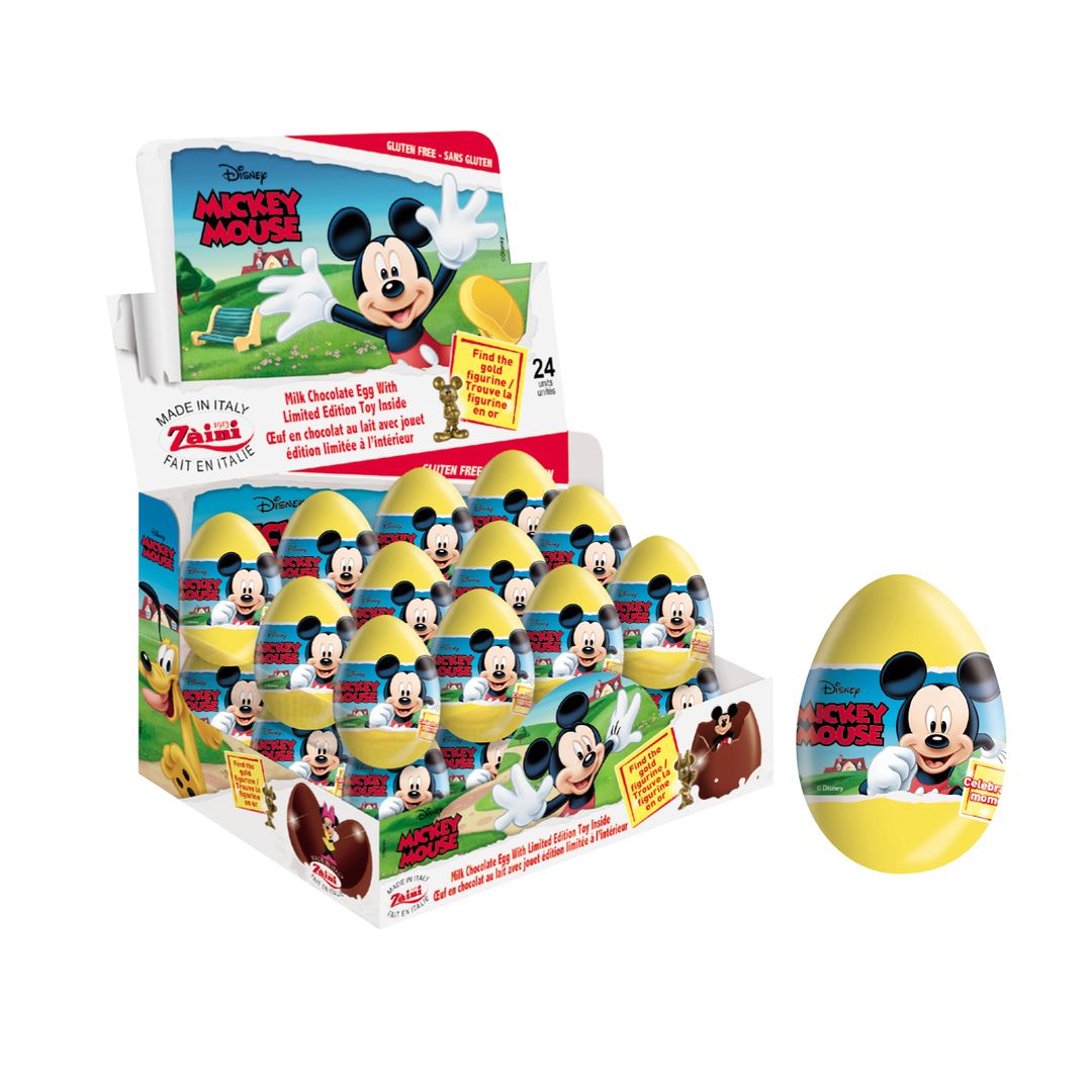 Disney Mickey Chocolate Egg 24ct
