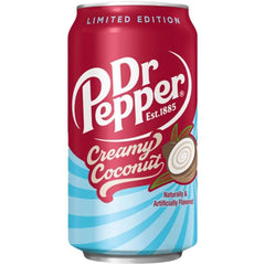 Dr Pepper Creamy Coconut Soda 12oz 12ct (Shipping Extra, Click for Details)