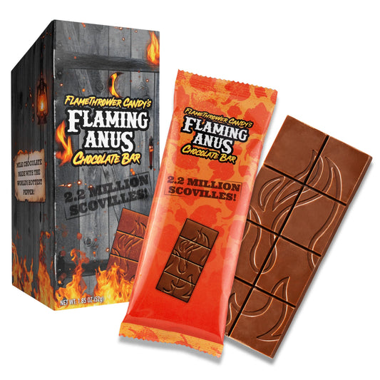 Flaming Anus Chocolate Bar 1.85oz 12ct