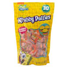 Krabby Patties Stand Up Bag 9.52oz 30pcs 12ct