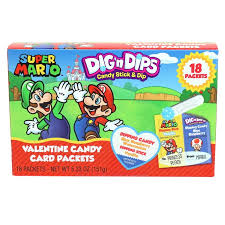 Super Mario Dig n' Dips 18pcs Box 6ct