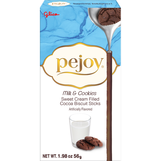 Pocky Pejoy Milk & Cookies 1.98oz 56g 10ct