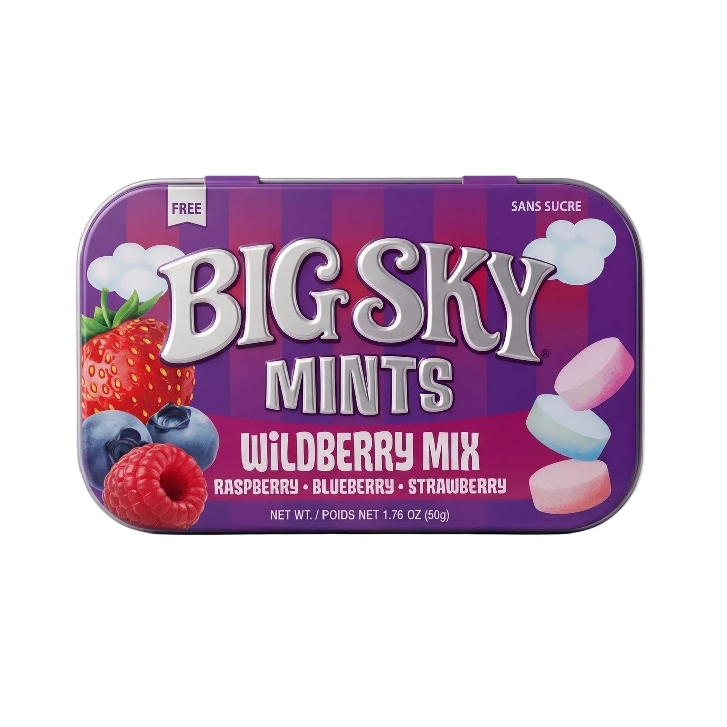 Big Sky Mints Sugar Free Wildberry Mix 6ct