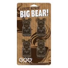 Giant Gummy Big Bear 4-Pack Coffee House Blister Pack 6.5oz 12ct