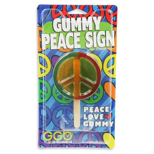 Giant Gummy Peace Sign Blister Pack 3oz 12ct