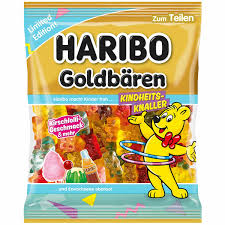 Haribo Gold Bear Childhood flavours- Goldbaren kindheits knaller 175g 40ct (Europe)
