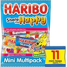 HARIBO SHARE THE HAPPY MULTIPACK 176G 10ct (UK)