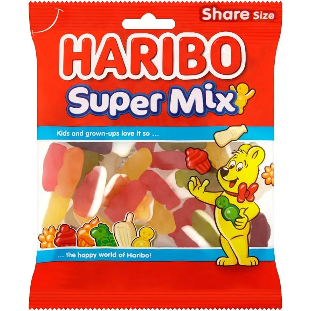 Haribo Super Mix Bag 140g 12ct (UK) – candynow.ca