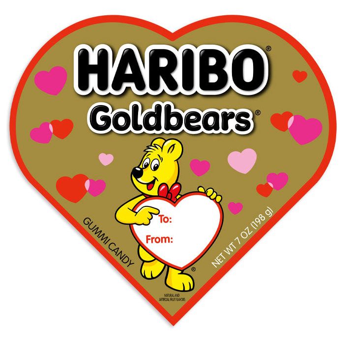 Haribo Valentine Goldbears Heart Box 7oz 5ct