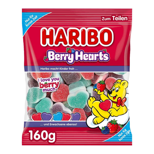 HARIBO Berry Hearts 160g 36ct (Europe)