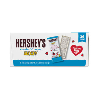 Hershey Cookies 'n' Creme Bar Snoopy & Friends 1.55oz. 36ct