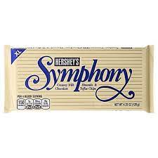 Hershey's Symphony Almond Toffee XL Bar 4.25oz 12ct