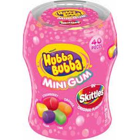 Hubba Bubba Mini Skittles 2.82oz 6ct