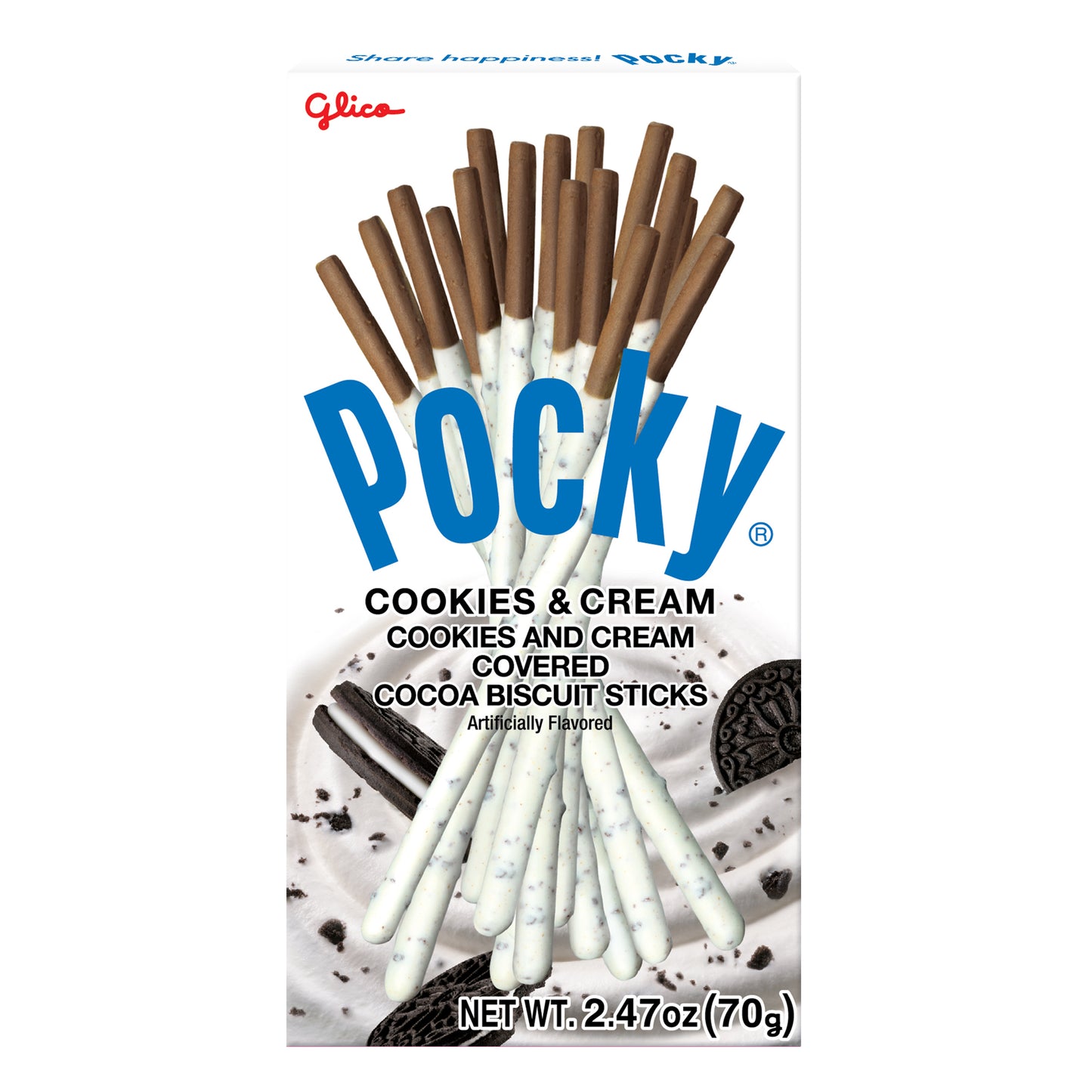 Pocky Cookies & Cream 2.47oz 10ct