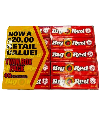 Wrigley Big Red 5 Stick 40ct
