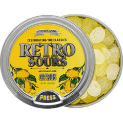 Iconic Retro Sours Citrus 60g Tin 8ct