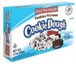 Just the Dough Cookies N' Cream  Cookie Dough Bites 3.1oz 12ct