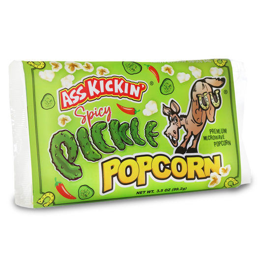 Ass Kickin' Spicy Pickle Microwave Popcorn 12ct
