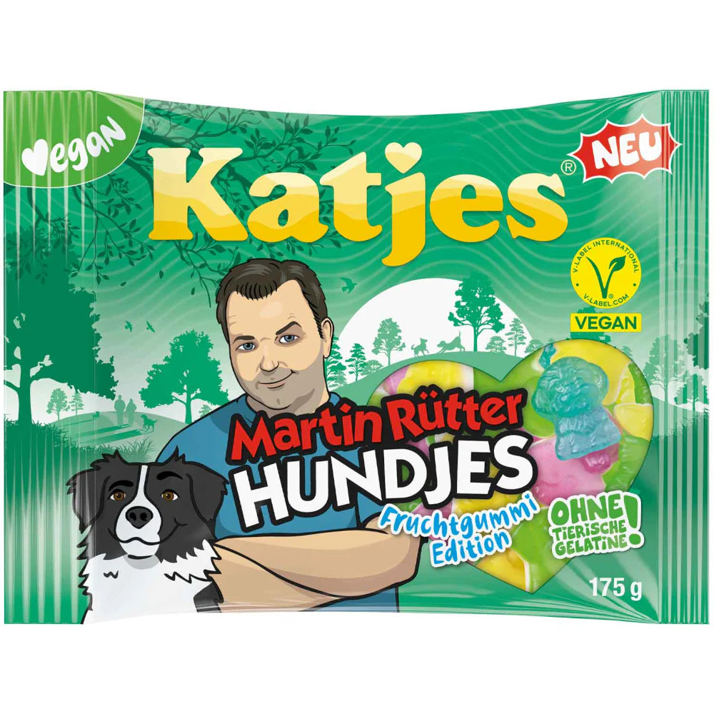 Katjes Martin Rutter Hundjes 175g 18ct Vegan (Europe)