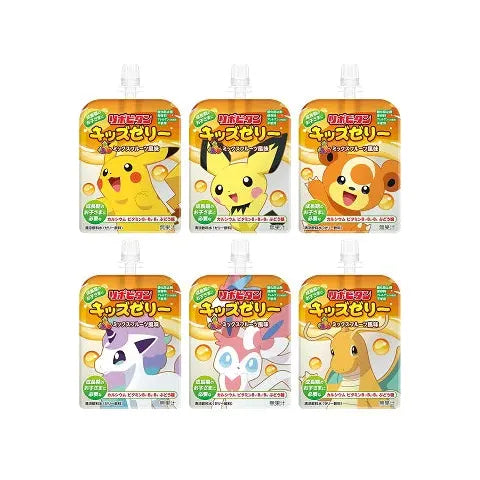 Lipovitan Pokémon Kids Jelly Mix Fruit Flavor 125g 12ct (Japan)