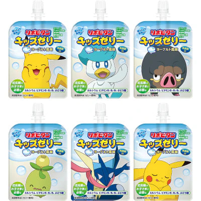 Lipovitan Pokémon Kids Jelly Ramune Flavor 125g 12ct (Japan)