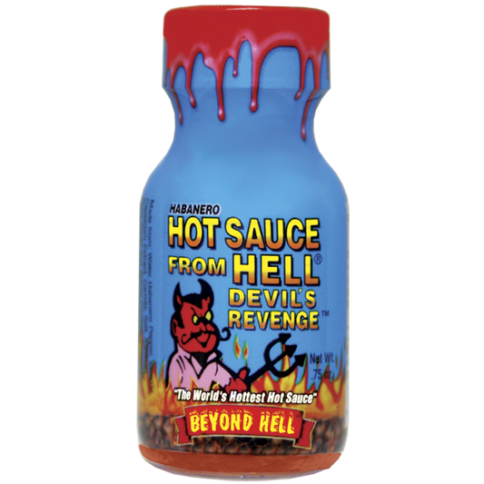 Ass Kickin' Mini Bottle Devil's Revenge Hot Sauce 24ct
