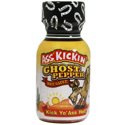Ass Kickin' Mini Bottle Ghost Pepper Hot Sauce 24ct